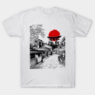 Sketch Street Japan Torii T-Shirt